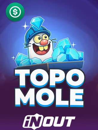 Gokkast topo mole van InOut bij Nationale Loterij